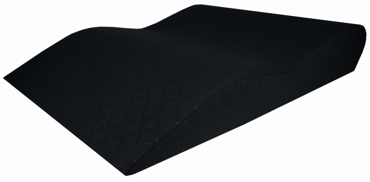 poduszka pod nogi czarna krataka przód.jpg